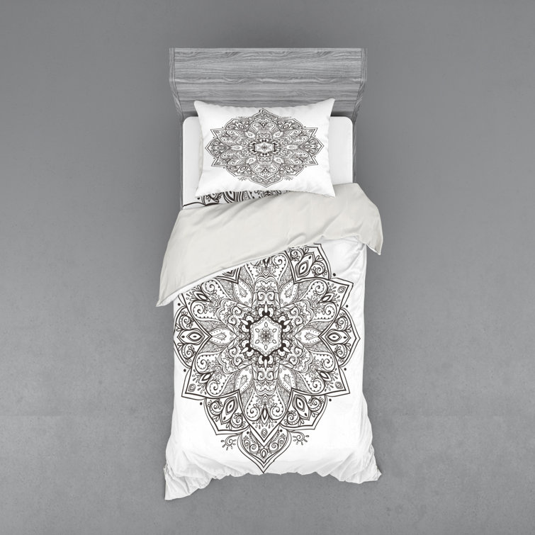 Bless international Eclectic Floral Duvet Cover Set Wayfair Canada